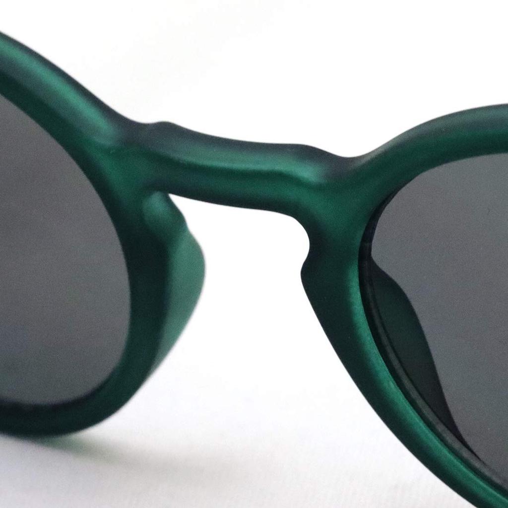 [IZIPIZI] Izipizi Sunglasses #H Model Boston (Green CrystalGray)