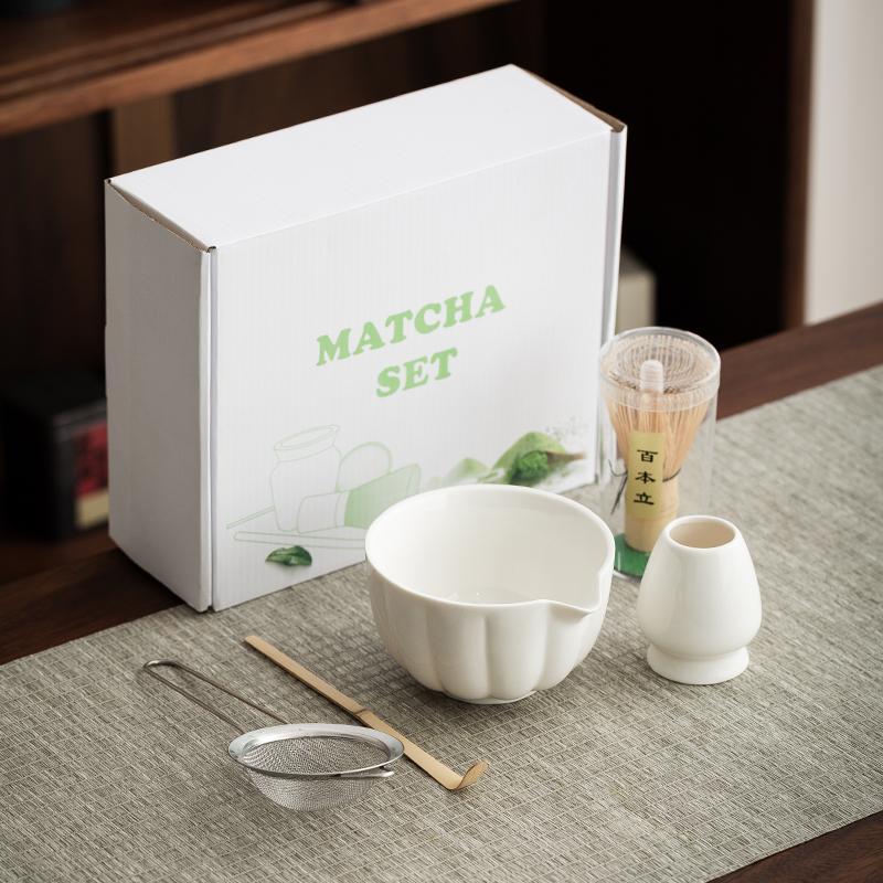 

Набор из 5 изысканных наборов для чая матча Five-piece Set белый