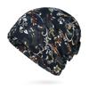 Multifunctional Turban Hats Plaid Print Casual Hedging Cap  Autumn and Winter