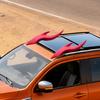 Car Roof Decoration 1 Pair Adhesive Ornament Car Exterior Decor Dragon Horns for Adventure Halloween Commuting Daily Driving