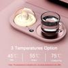 20W Tassenwärmer Tassenwärmer 3 Heizstufen Heizuntersetzer Smart Thermostatische Heizplatte Ätherisches Öl Diffusor Kaffee Milch Heizkissen