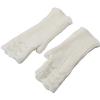 Winter Hand Gloves Soft Warm Gloves Stretchy Fingerless Mittens With Thumb Hole