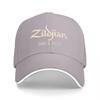 Zildjian Since  Embroidered Black Baseball Cap Classic Drummer Brand Logo Design Adjustable Fit for Music Enthusiasts