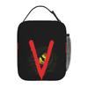 V The Visitors Insignia Insulated Lunch Bag for Women Children Portable Food Boxes Thermal Lunch Box Tote