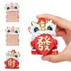 Chinese Style Wake Lion Ornaments Cartoon Lucky Dancing Lion Model Cute Lion Ornament Home Decor