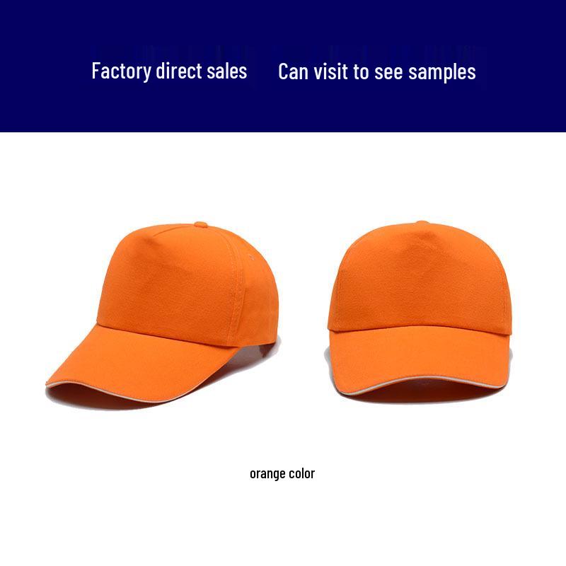 Pure Cotton Embroidered Volunteer Baseball Cap - Custom Work & Sun Hat with Logo