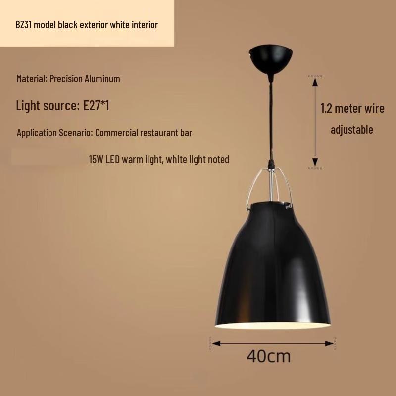 Подвесной светильник в ретро-индустриальном стиле