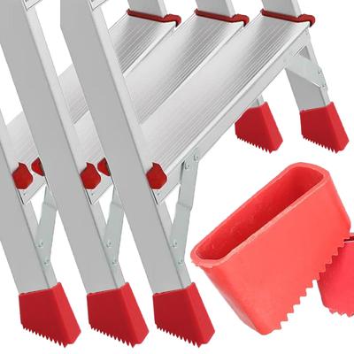 1-8pcs Ladder Non-slip Feet Step Foot Retractable Stairs Pads Rubber Tips Replacement Protecte Covers Insulating Foot Sleeve