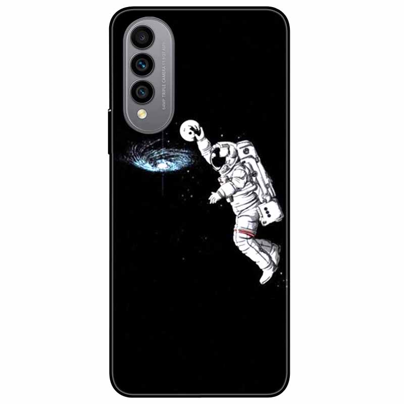 Pentru Wiko T50 Carcasă T 50 4G Huse TPU Silicon Negru Carcasă Lună Înstelată pentru Wiko T50 Carcasă WikoT50 Rezistentă la Șocuri Moale Desene Animate 6.6''