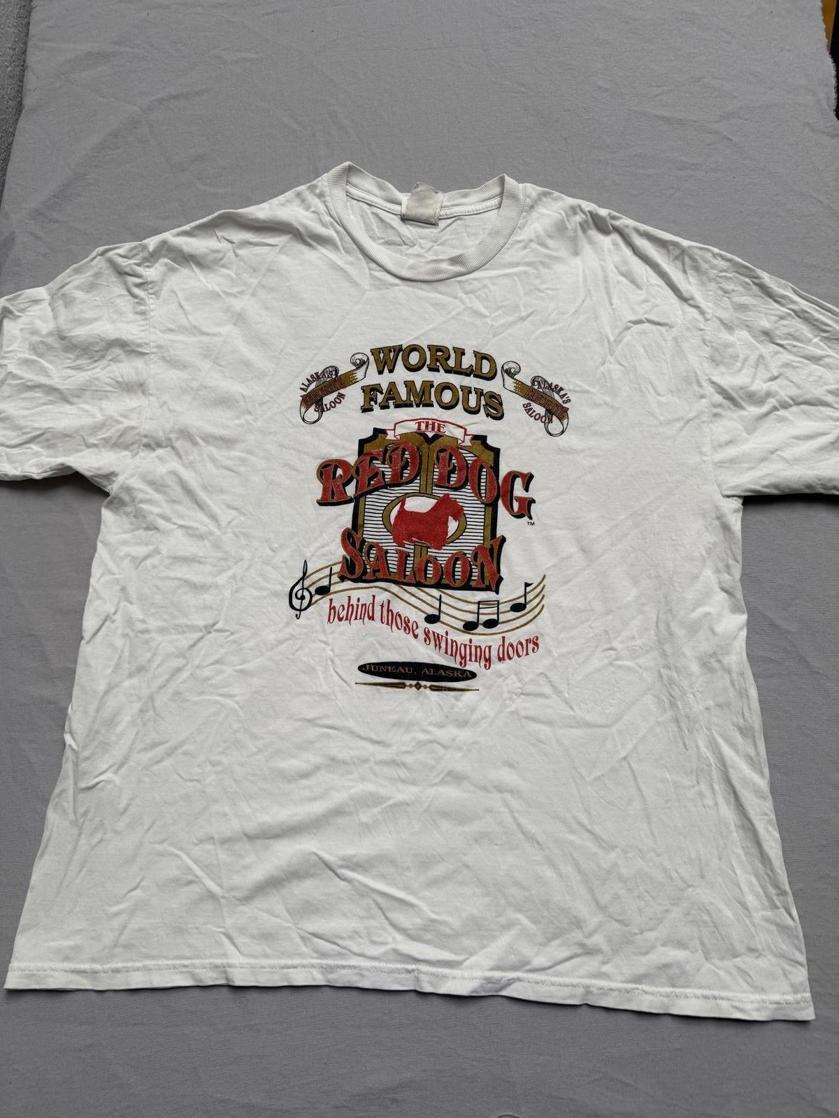 Vintage The Red Dog Saloon T-shirt Juneau Alaska Tee - XL S