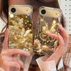 Golden landscape For IPhone 17Pro Max 16 17 Pro 15 Pro 14 13 Plus 12 Mini 11Pro Max XR 16E 17Air Golden glass phone case