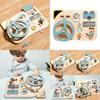 Wooden Busy Board Steering Wheel Toy For Kid Learning And Development