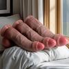 Strap On Realistic Dildo, Dual Density Liquid Silicone Penis Toy, Multiple Sizes, Strong Suction Cup, Uncut Texture Design for Couples