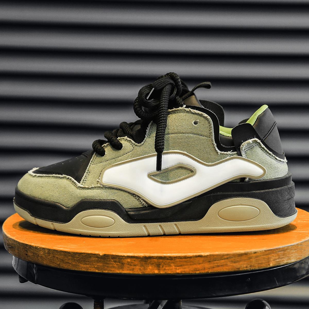 

Мужская обувь Bread весна 2025 года, новинка в стиле Гонконга, нишевая студенческая обувь на платформе для пар, повседневная спортивная обувь для сноуборда 44