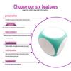 Erasable EVA Rounded Corner Foam Dice for Children's Education and Entertainment