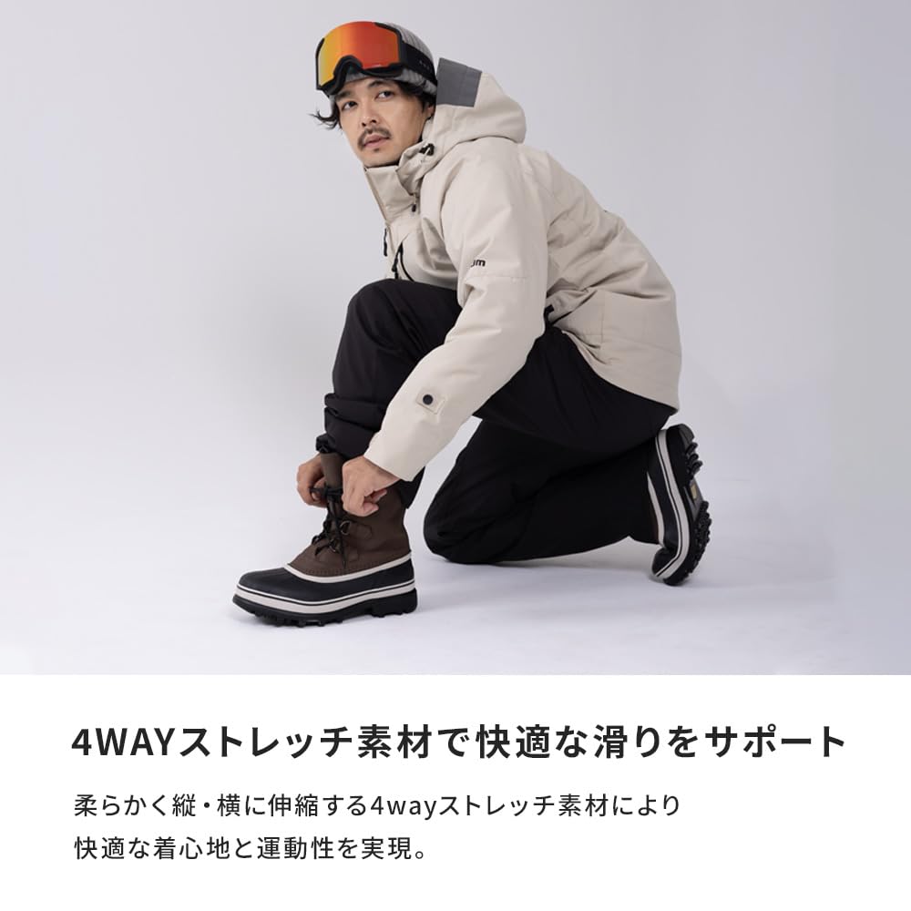 NNOUM Ski Wear Made in the Same Factory as Water Adjustable Available in a Variety of Perfect for Snowboarding Men's Set, High-End Brands,