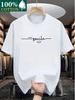 2026 Summer Bestselling Unisexs Pure Cotton Tshirt Street Casual Fashion Comfortable Breathable Simple Smile Pattern Print