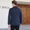 Autumn and Winter Simple Double-sided Woolen Suit Men's Slim Plaid Handmade Small Suit Cashmere-free Suit Jacket for Men