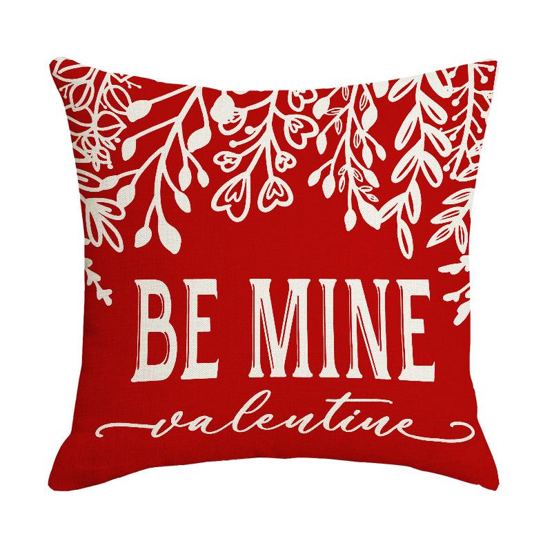 

Подушка Подушка на День святого Валентина Красная Любовь Прикроватная подушка Чехол для диванной подушки 45 * 45Cm