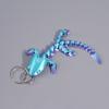 Adorable Multi Jointed Keyrings Creative 3D Printed Gecko Figurine Keychain Unique Backpack Decoration Accessories Gifts