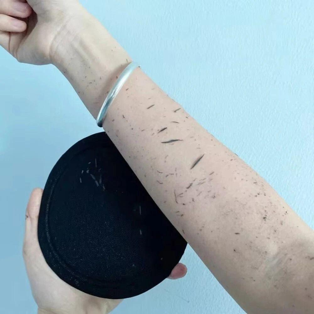 New Round Bath Gloves Labor-saving Strong Bath Massage Brush Black Rubber Exfoliating Brush Household