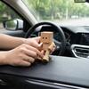 1 Piece Car Dashboard Statue Cute Wooden Doll Shaking Feet Man Figurine Ornament with Material