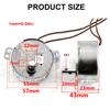 For TYD50 220V-240V 50RPM 4W 50/60Hz Shaft Dia Fan Synchronous Motor for Rotate Light Box Fan Synchronous Motor