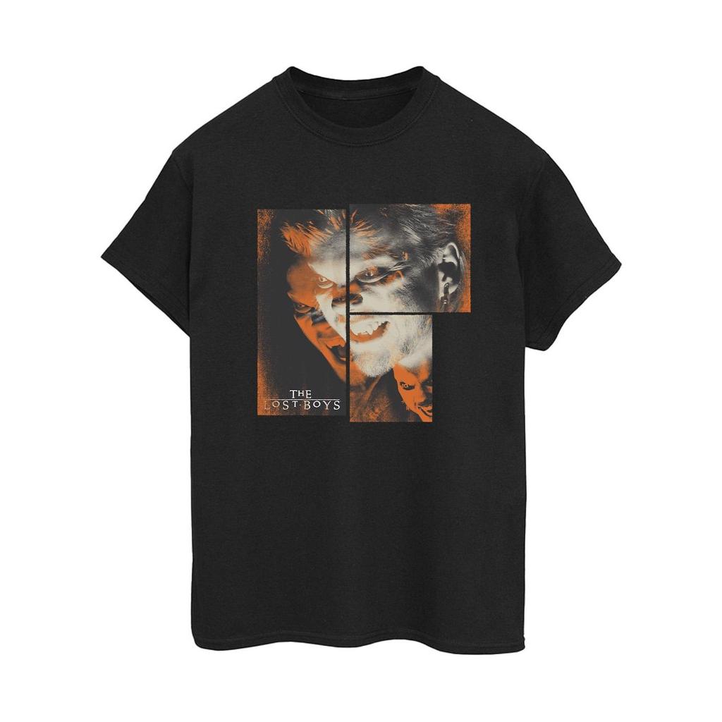 The Lost Boys Womens/Ladies Squares Cotton Boyfriend T-Shirt