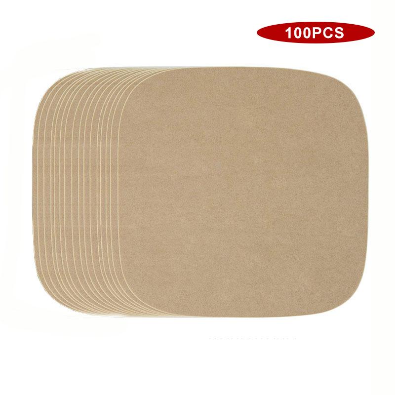 Air Fryer Nonstick Baking Paper 100pcs Heat Resistant Oil Resistant Steamer Paper for Oven Barbecue Household Cooking