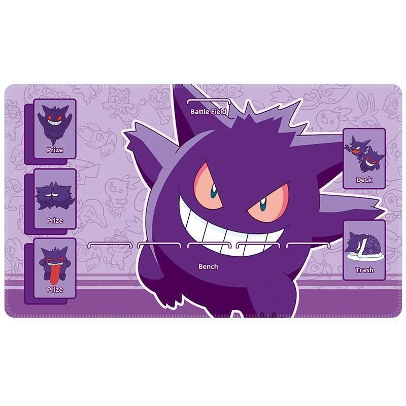 Diy Ptcg Gengar Mew Card Battle Mat Ptcg Snorlax Lucario Single Player Board Game Card Battle Table Mat Toys