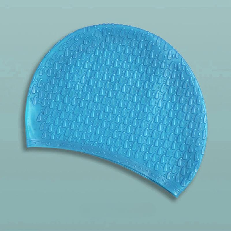 Men Women Universal Silicone Swimming Cap for Adult Hair Protection Elestic Swim Hat Long Hair Protection Swimming Caps