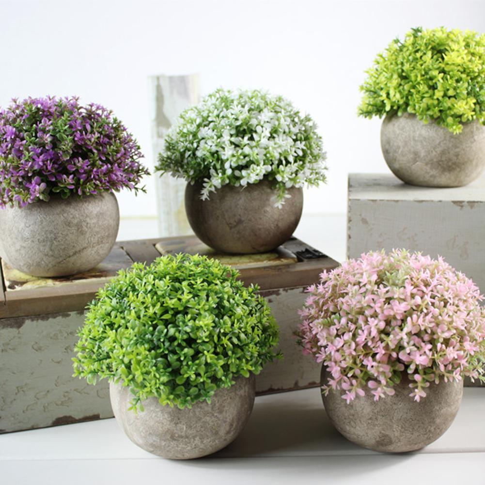 Simulate Potted Plant Cute Microlandschaft Home Office Hotel Decoration
