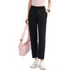 Anta Sports Lifestyle Series Solid Color Comfortable Versatile Simple Knitted Sports Pants Women Bottoms Black 962527302-3