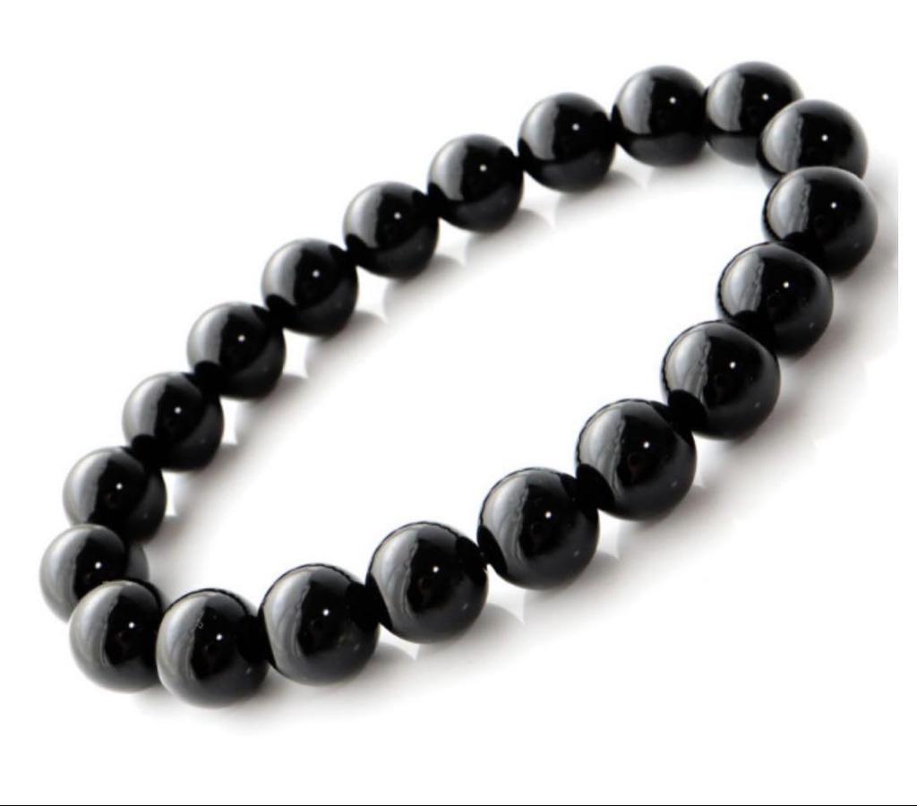 [USED] AAA Grade Natural Morion Stone 9.8-9.9mm Bracelet, 17cm