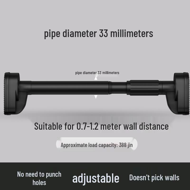 Retractable No-Drill Balcony Clothes Drying Rod, 304 Stainless Steel Hanger for Home Use