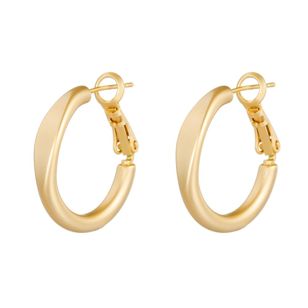 Internet Celebrity Trend Circle Earrings Women Exaggerated Fashion High Sense Ring Earrings Earrings Stud Earrings Tide золотой