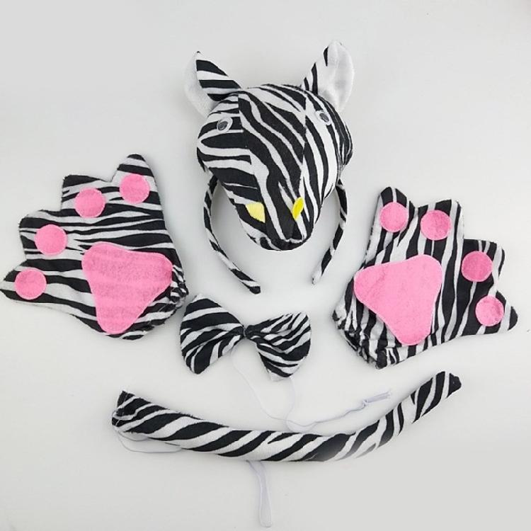 Unisex Fashionable Headdress Set Antiskidding Children Hair Hoop Ponytails Headwear for Various Hairstyles