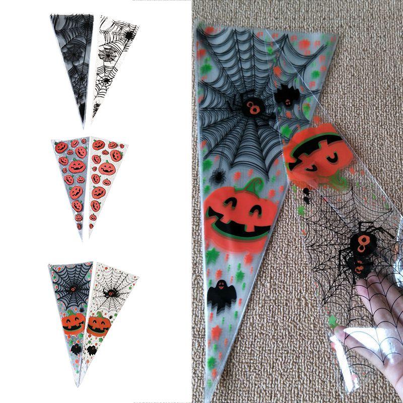 Versatile 100pcs Plastic Cone Bags Ideal For Storing Candy Toys And Snacks