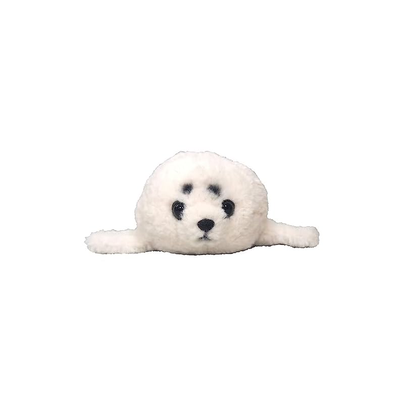 Sunlemon Fluffy Seal Small Plush Animal Toy, 17 X 15 X 19 Cm, P-8702