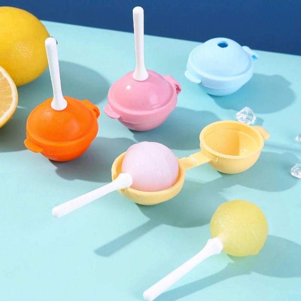 

Silicone Popsicle Ball Mold Mini Ice Mold Kitchen Gadgets Ice Cream Maker Chocolate