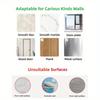 3pcs Self-Adhesive Razor Holder & Towel Hooks - No Drill Adhesive Wall Mounted Bathroom Organizers, -Free Installation Suitable
