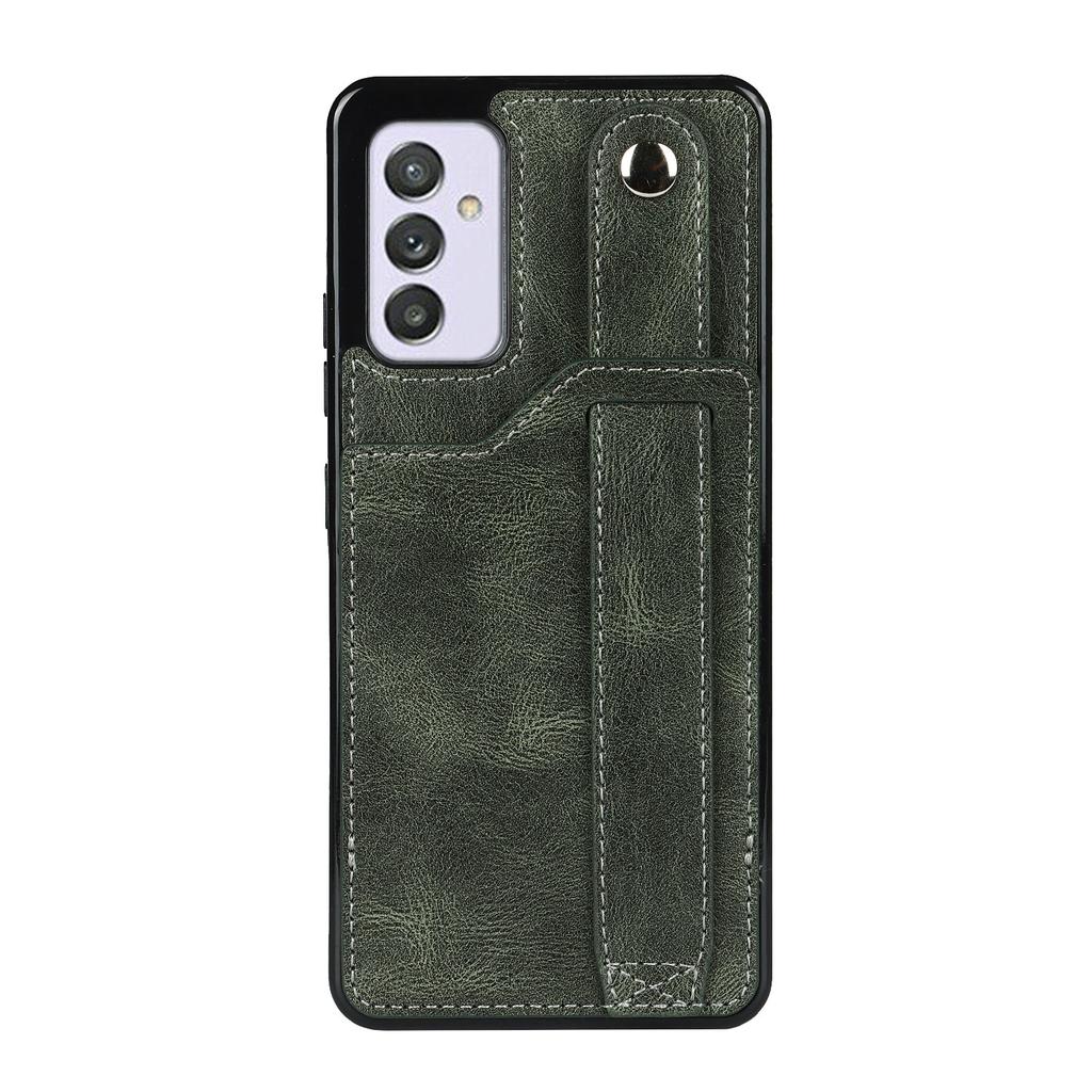 Applicable to Samsung A54 5G wristband leather mobile phone case A14 fashion mobile phone case A53 multi-function card bag in stock