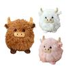 Highland Cow Plush Doll Soft Stuffed Animal Toy Cute Plush Doll for Stress Relief Soft Material PP Cotton Filling Perfect