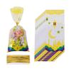 100pcs Eid Mubarak Gift Bags with Rope Moon Stars  Biscuits Packaging Holder