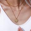 MamacitaSlay 316L Stainless Steel Star Pendant Necklace 18K Gold Plated Waterproof Neck Jewelry Women's Charm Necklace Gifts