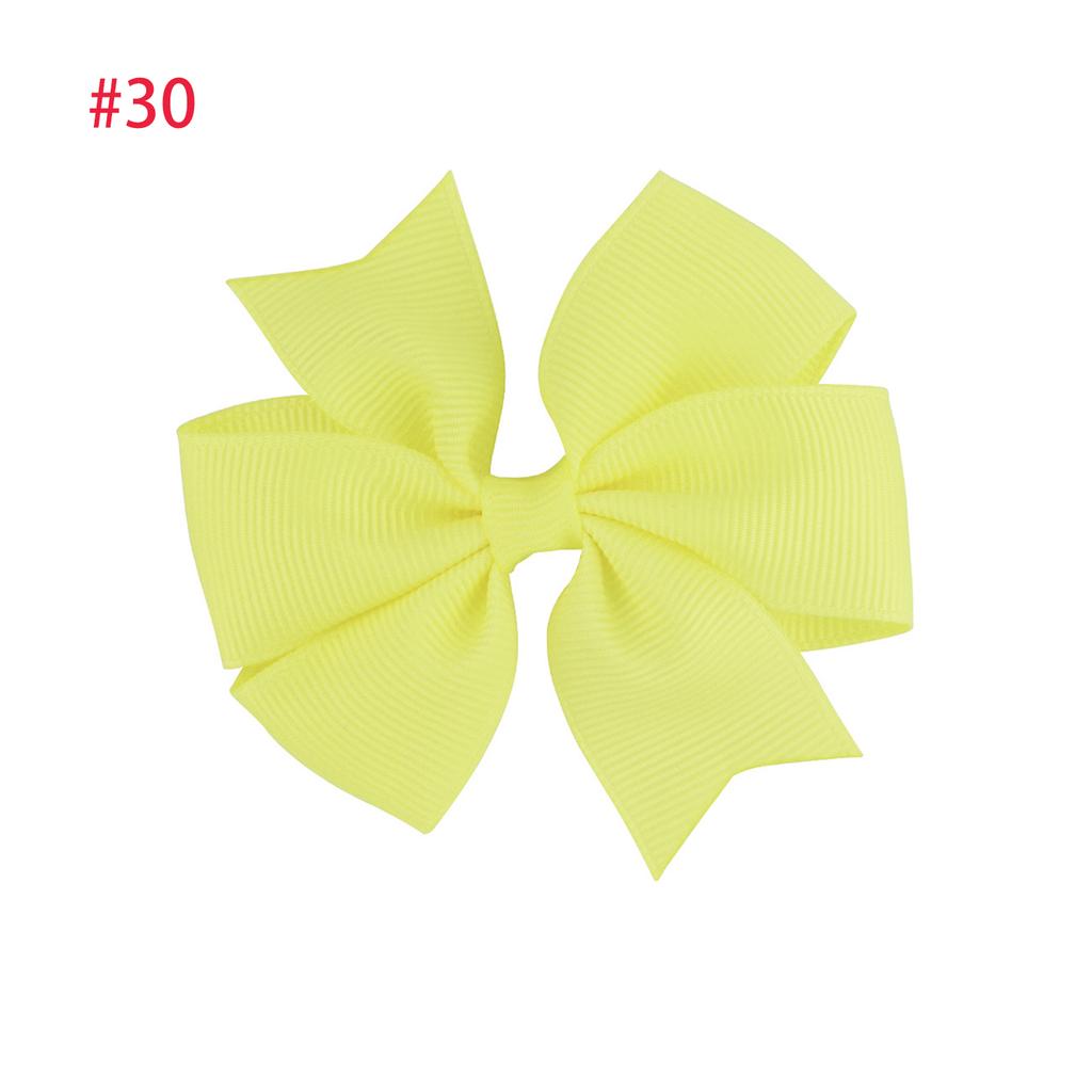 2 szt. 3-calowych kokardek do włosów dla dziewczynek z rypsowej wstążki, akcesoria do włosów dla małych dzieci ze spinką krokodylkową, kokarda dla małych dziewczynek, niemowląt