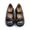 Niche Cute Sweet Cool Mary Jane Heightening Small Leather Shoes Subculture Y2K College Style Platform Single Shoes