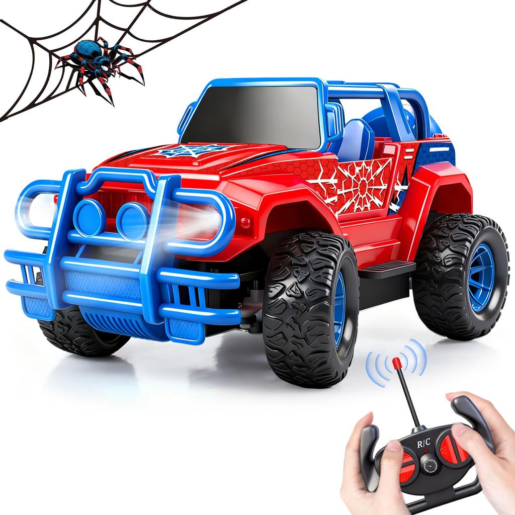 120 Scale Remote Control Off-Road Car Toy for Kids, Remote Control Jeep, Electric RC Car, Perfect Gift for Girls and Boys, Birthdays, Children's Day,