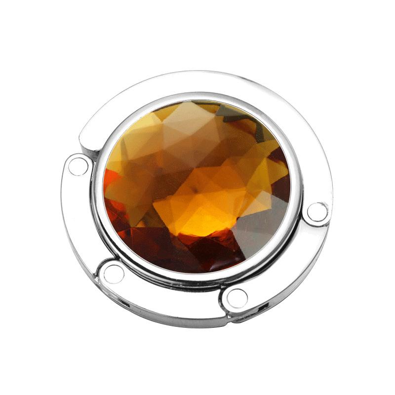 Kreativer Tragbarer Faltbarer Handtaschenhaken - Runder Metallaufhänger und Praktisches Souvenir