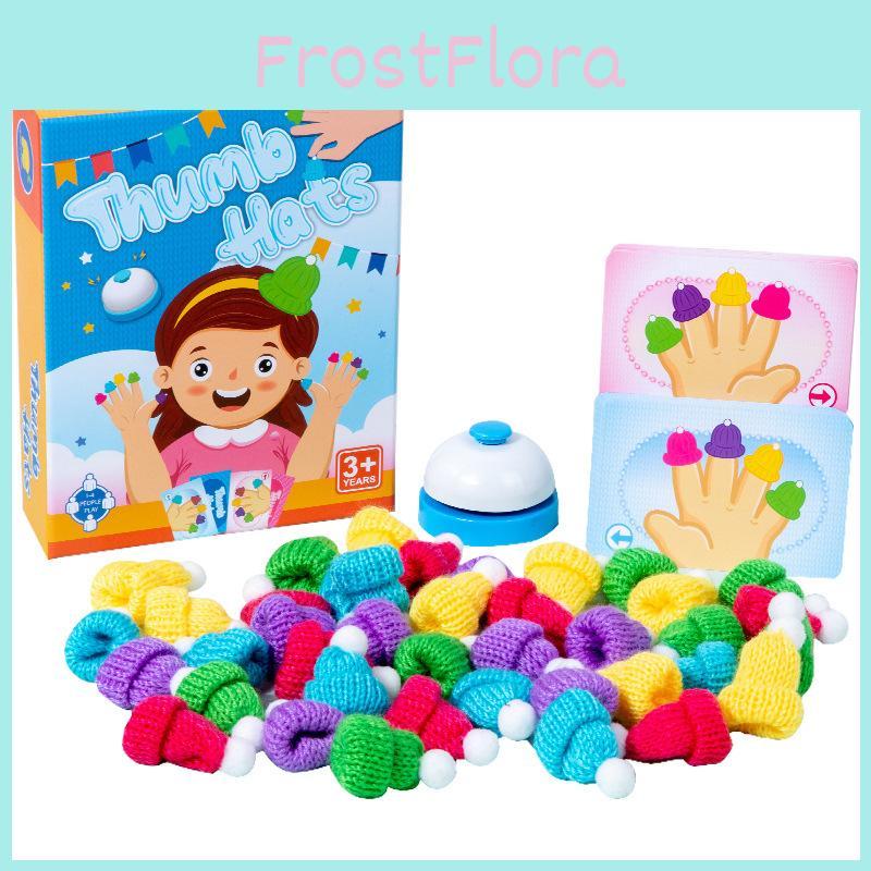 Thumb Left Hats Right Hand Training Toy Kids Early Education Cognition Color